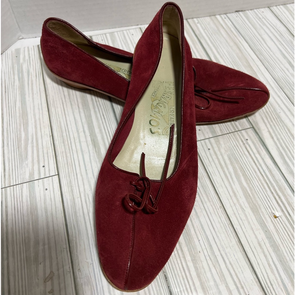 Limited edition numbered archive salvatore Ferragamo shoes suede vintage sz 37-7
